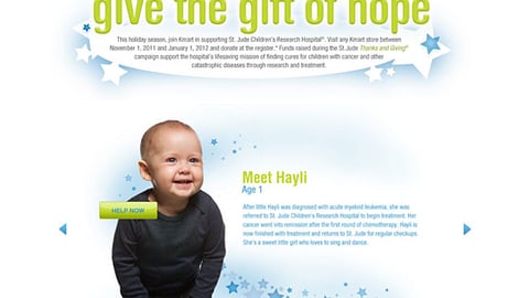 Kmart St. Jude Webpage