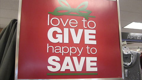 Kohl's 'Love to Give' Framed Sign