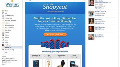Walmart 'Shopycat' Facebook Page