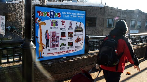 Toys "R" Us 'Shop Right Here' Billboard