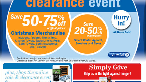 Meijer 'Simply Give' Email Ad