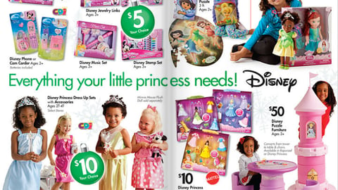 Family Dollar Disney Princesses Toy Book Feature