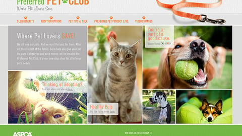 A&P 'Preferred Pet Club' Website
