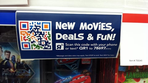 Toys "R" Us 'Scan This' Shelf Sign