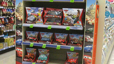 Disney 'Cars 2' Endcap