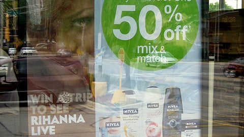 Nivea 'Rihanna' Window Poster