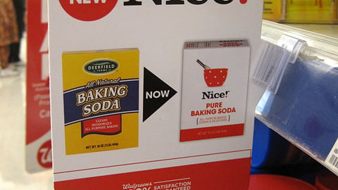 Walgreens Nice Shelf Talker