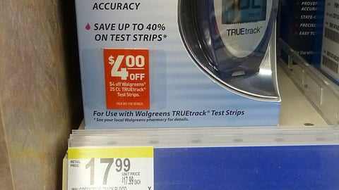 Walgreens TrueTrack Shelf Talker