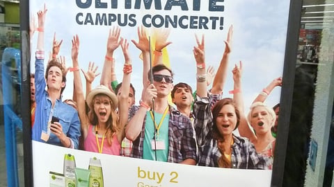 Walgreens Garnier 'Ultimate Campus Concert' Poster