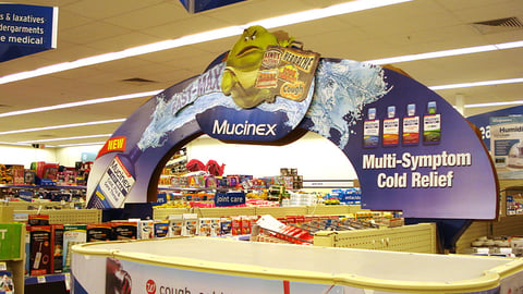 Mucinex Walgreens Aisle Archway