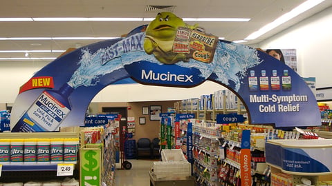 Mucinex Walgreens Aisle Archway