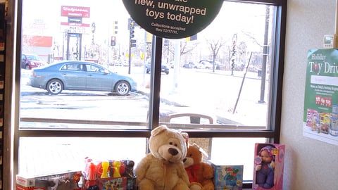 Walgreens 'Holiday Toy Drive' Display