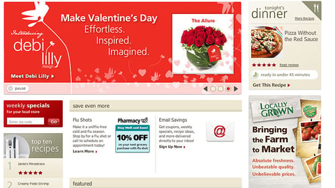 Randalls Debi Lilly Home Page Leaderboard Ad