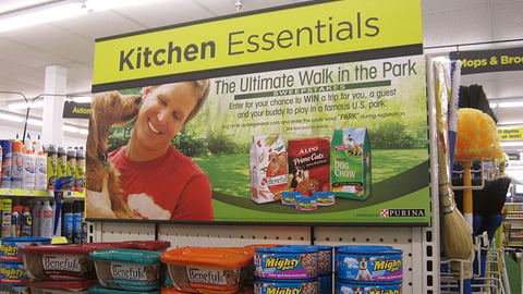 Purina Dollar General 'Walk in the Park' Endcap Header