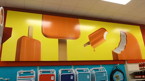 Target Popsicle Summer Wall Sign