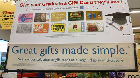 Safeway 'Graduate' Gift Card Header
