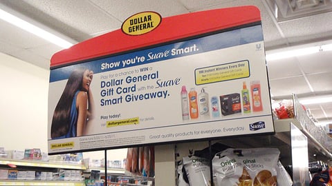 Dollar General 'Suave Smart Giveaway' Header