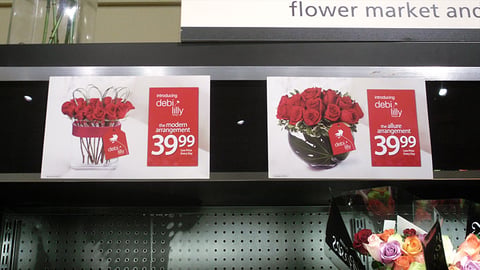 Genuardi's Debi Lilly Shelf Signs