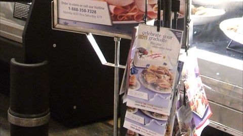 Genuardi's 'Graduation' Stanchion Sign