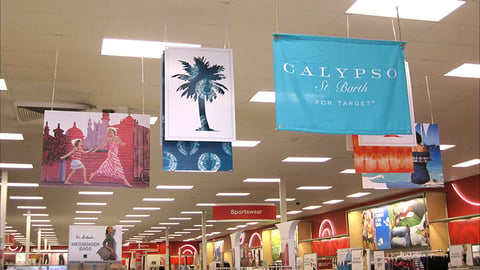Target Calypso Ceiling Banners