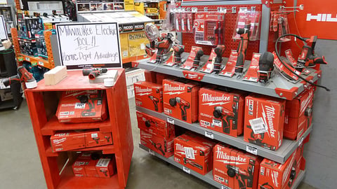 Home Depot Milwaukee 'Advantage' Display