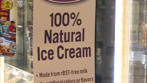 Dominick's Open Nature Ice Cream Aisle Violator