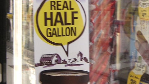 Safeway Lucerne 'Real Half Gallon' Ice Cream Violator