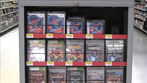 Walmart 'Cars 2' Video Game Endcap Header