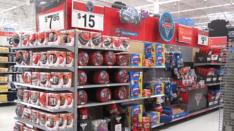 Walmart 'Cars 2' Aisle