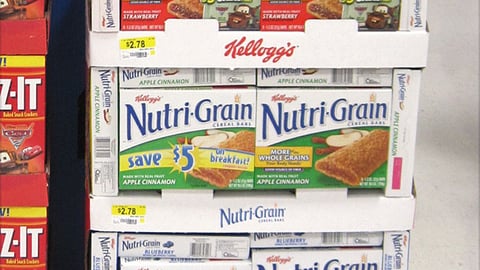 Kellogg's Nutri-Grain 'Cars 2' Shipper