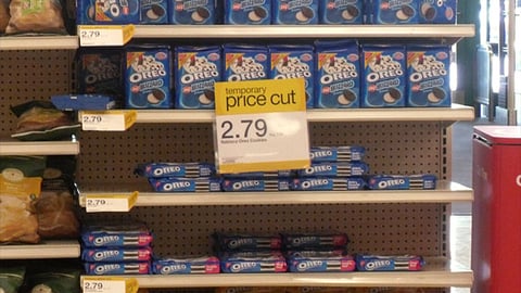 Target Oreo DQ Blizzard Creme Merchandising