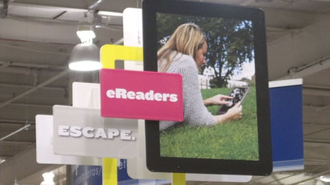 Best Buy 'eReaders' Ceiling Mobile