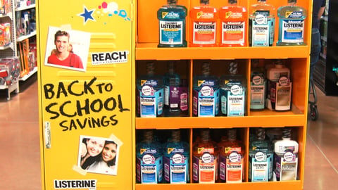 Listerine Walmart Back-to-School Pallet