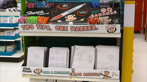 Target Paul Frank Sharpie 'Back To School' Endcap