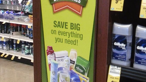 Safeway P&G 'College Life' Sign