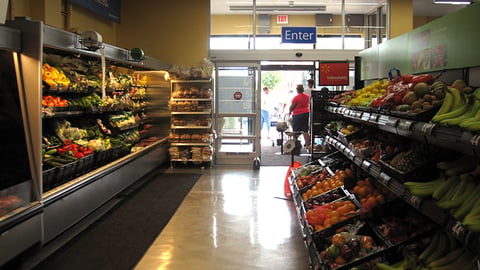 Walmart Express Entrance