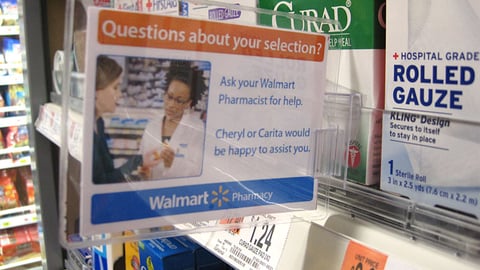 Walmart Express Pharmacy Shelf Talker