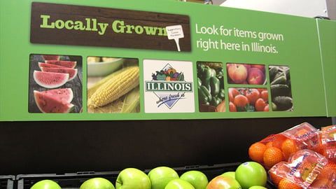 Walmart Express 'Locally Grown' In-Line Header