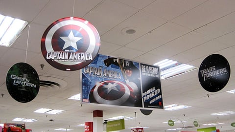 Kmart 'Power Packed Summer' Ceiling Signs