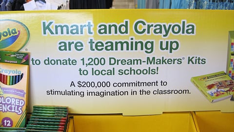 Kmart Crayola 'Dream-Makers' Header