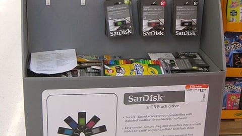 SanDisk Walmart Floorstand
