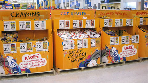 Walmart Back-to-School Pallets