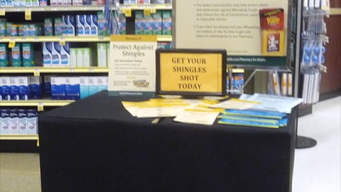 Randalls Vaccinations Display