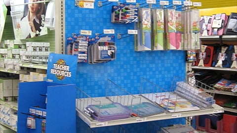 OfficeMax Back-to-School 'Bright Ideas' Endcap