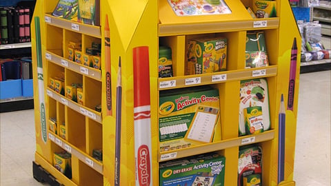 Crayola Pallet Display