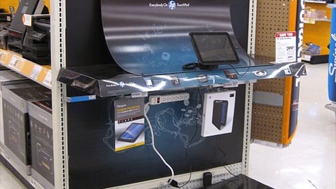 OfficeMax HP TouchPad Endcap
