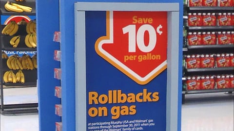 Walmart Gas Discount Floorstand