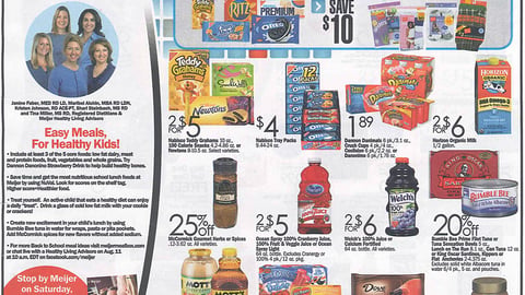 Meijer Kraft 'Back to Class' Feature