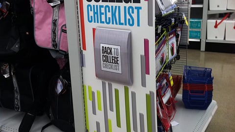 Meijer 'Back-to-College Checklist' Side Panel
