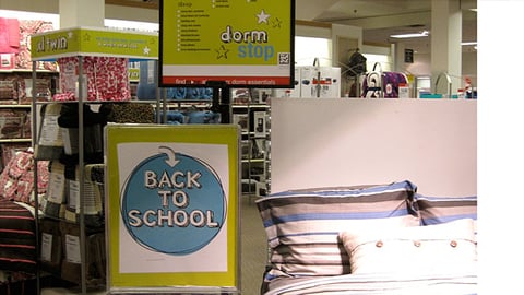 JCPenney Back-to-School Signs